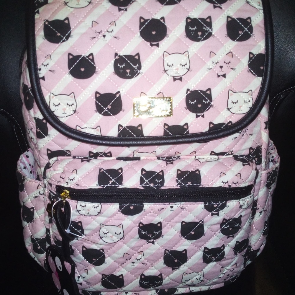 **SOLD**NWT Betsey Johnson Cat Backpack🐱